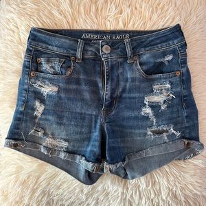 American Eagle super stretch denim shorts